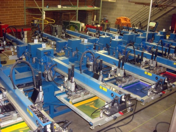 screen printing presses