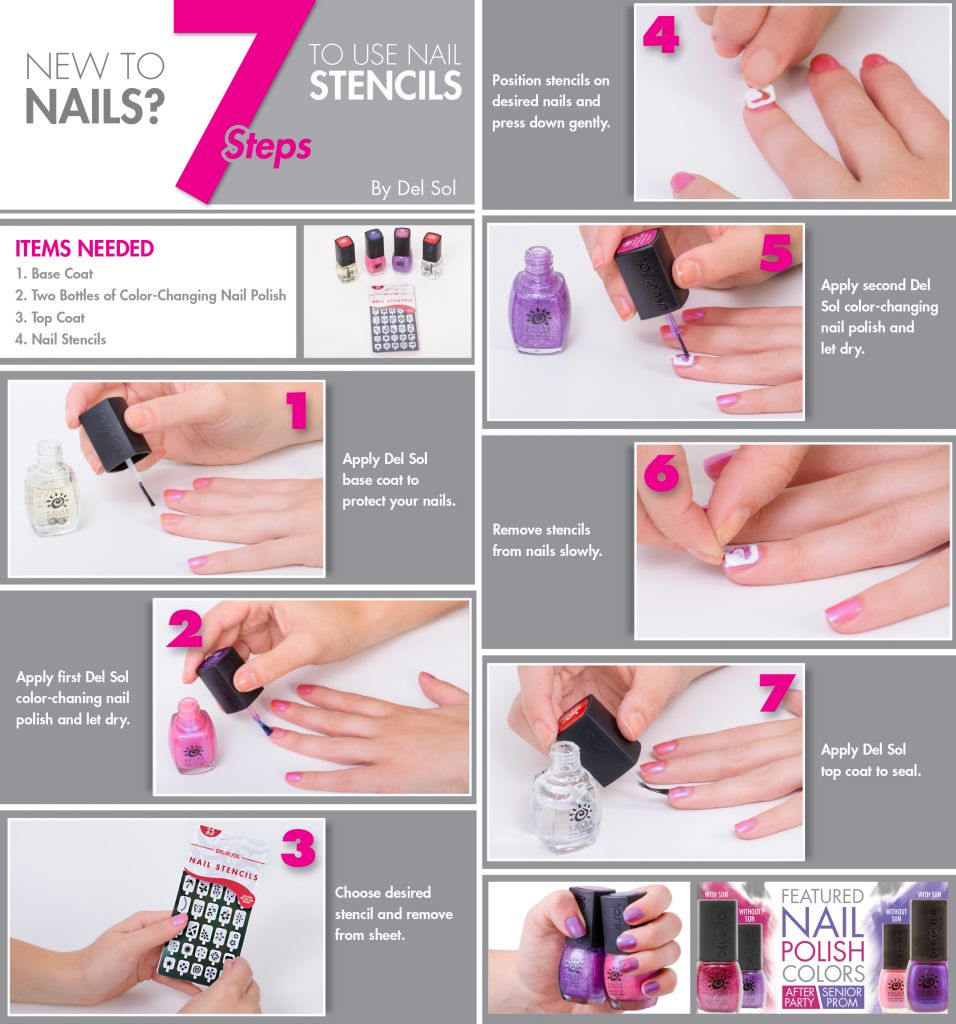 7 Steps to Using Nail Stencils like a Pro