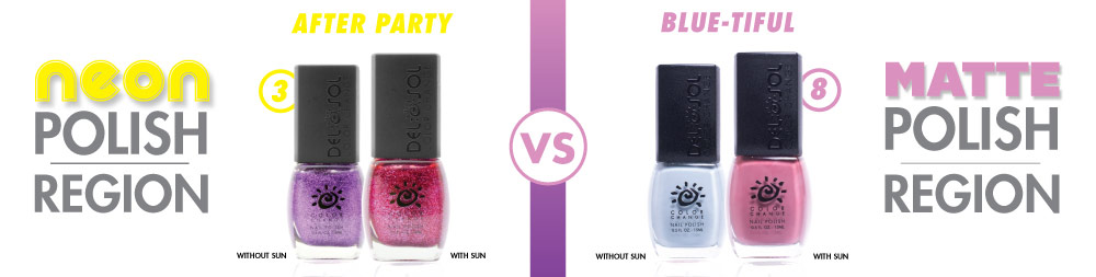 Blue-tiful VS After Party Color-Changing Nail Polish
