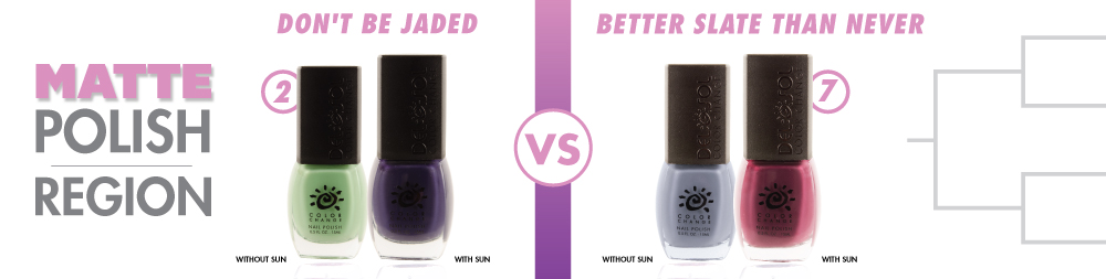 Don't Be Jaded VS Better Slate Than Never Color-Changing Nail Polish