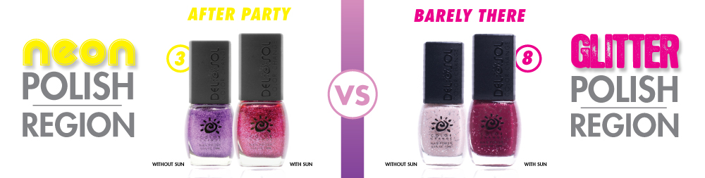 Barely There VS After Party Color-Changing Nail Polish
