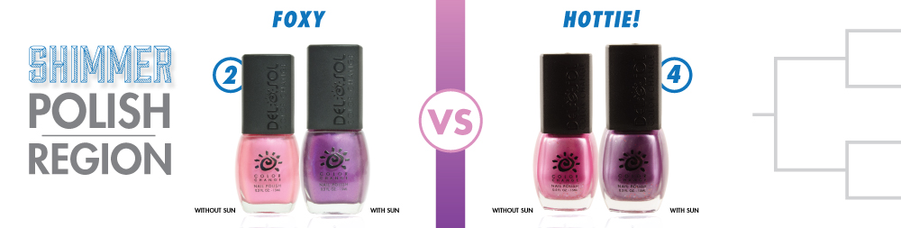 Foxy VS Hottie! Color-Changing Nail Polish
