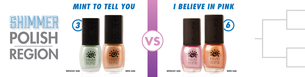 Mint To Tell You VS I Believe In Pink Color-Changing Nail Lacquer