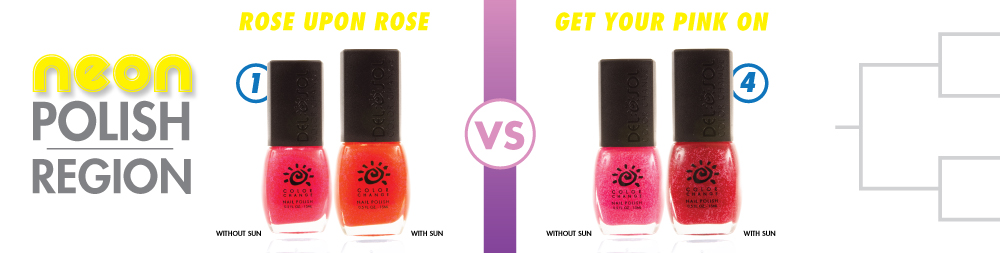 Rose Upon Rose VS Get Your Pink On Color-Changing Nail Polish